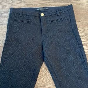 Embroidered Zara black pants